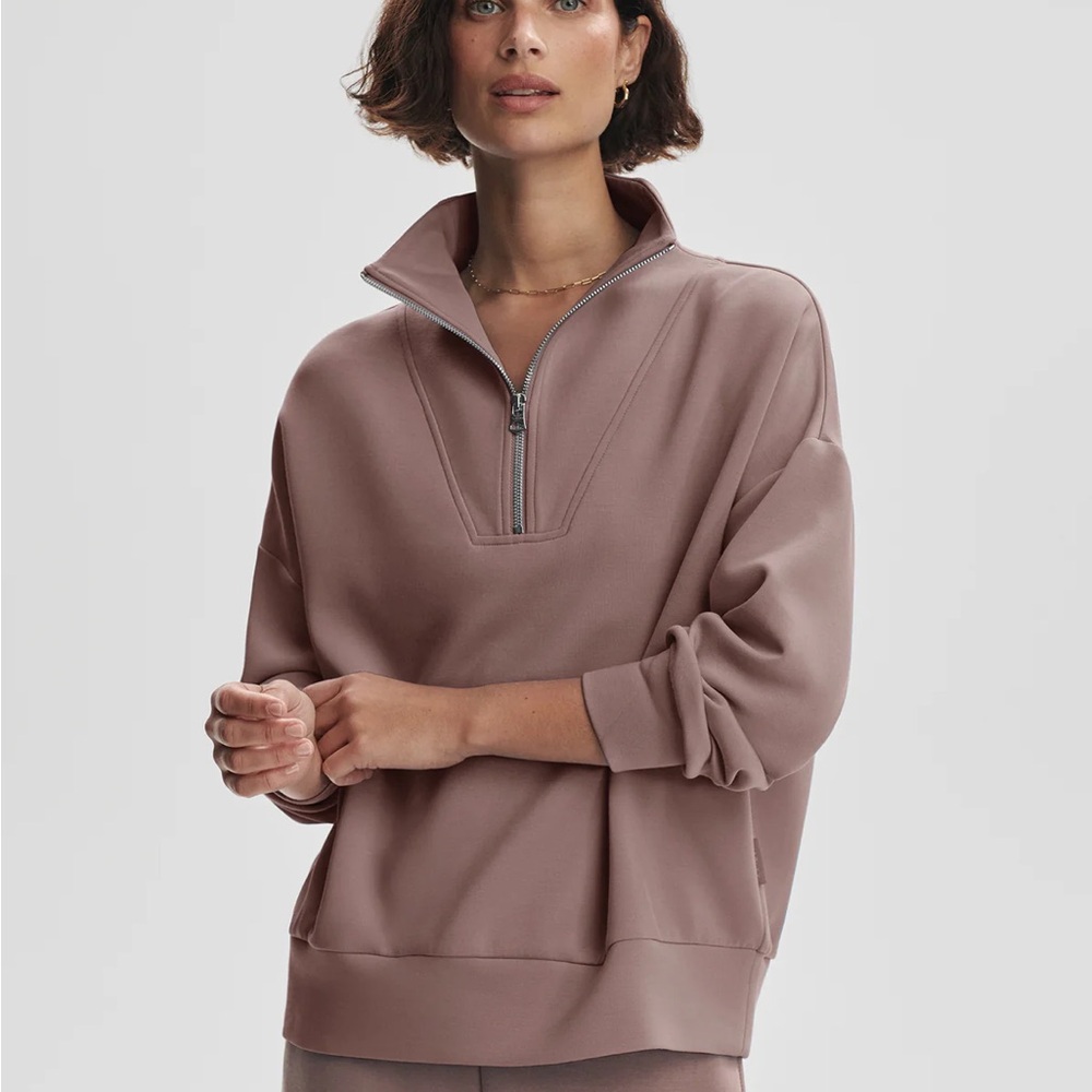 Varley Hawley Half-Zip Sweat
Color: Antler